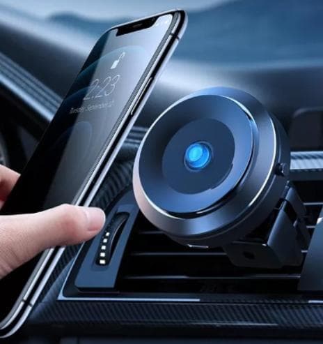 Mobilholder med elektrisk sugekopmontering