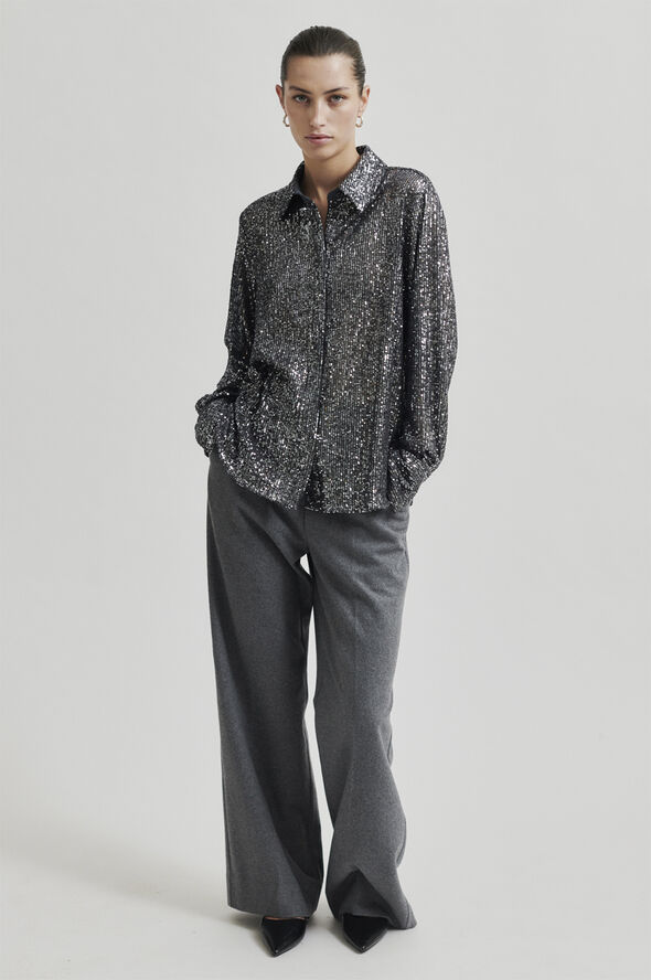 Second Female Moonshine Slim Shirt Iron gate
