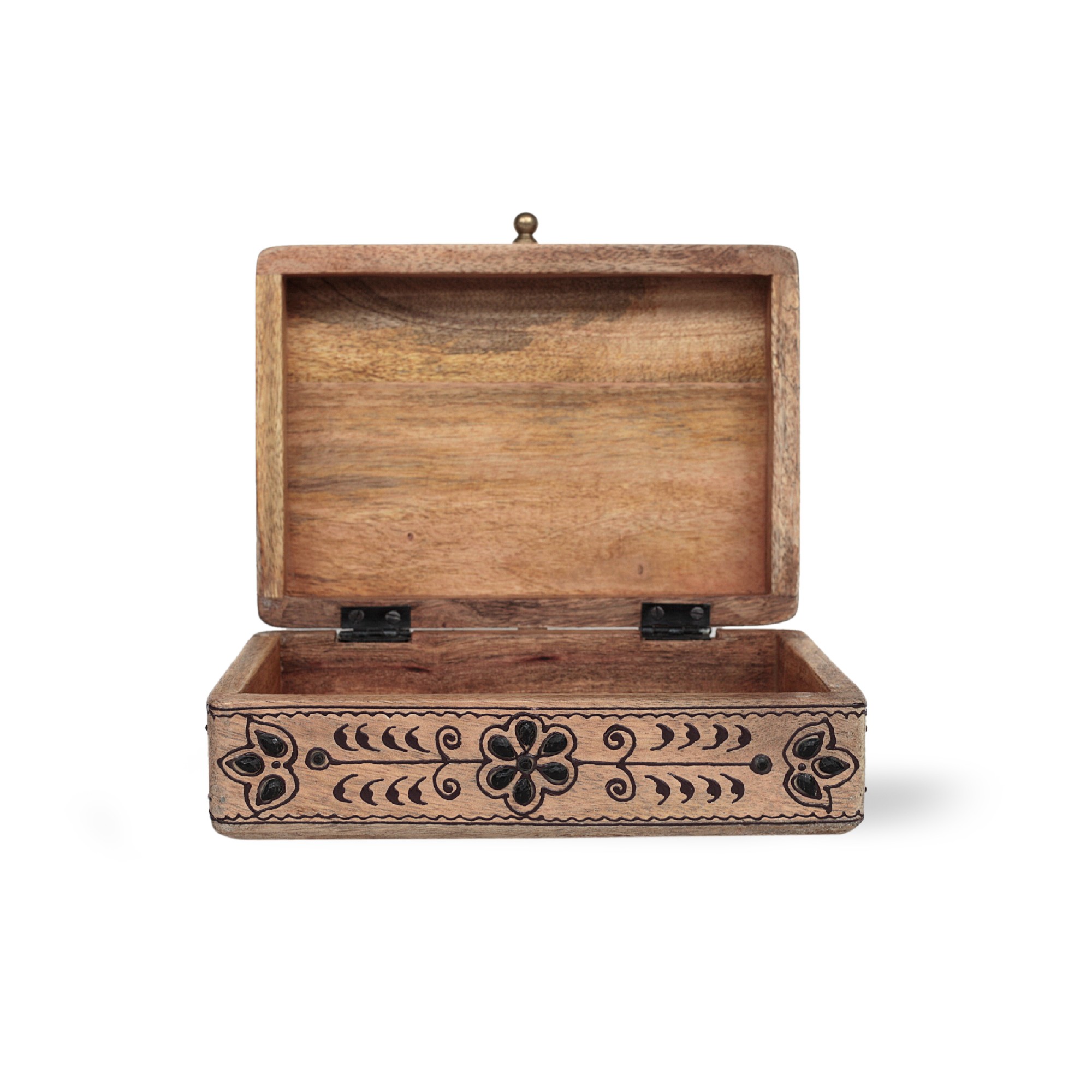 2er-Set Schatullen 'Otavalo', natur, schwarz von fischer's lagerhaus