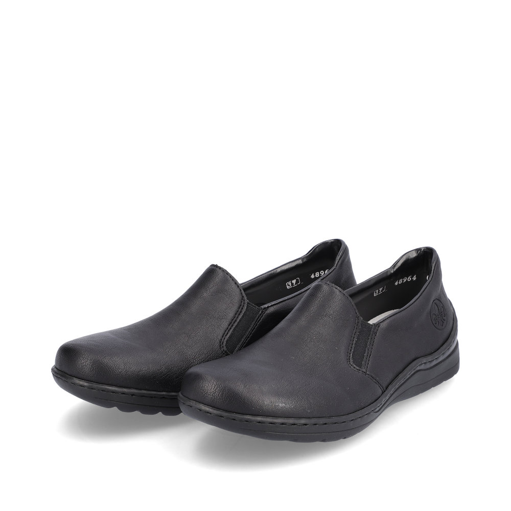 Rieker Damen-Slipper Schwarz