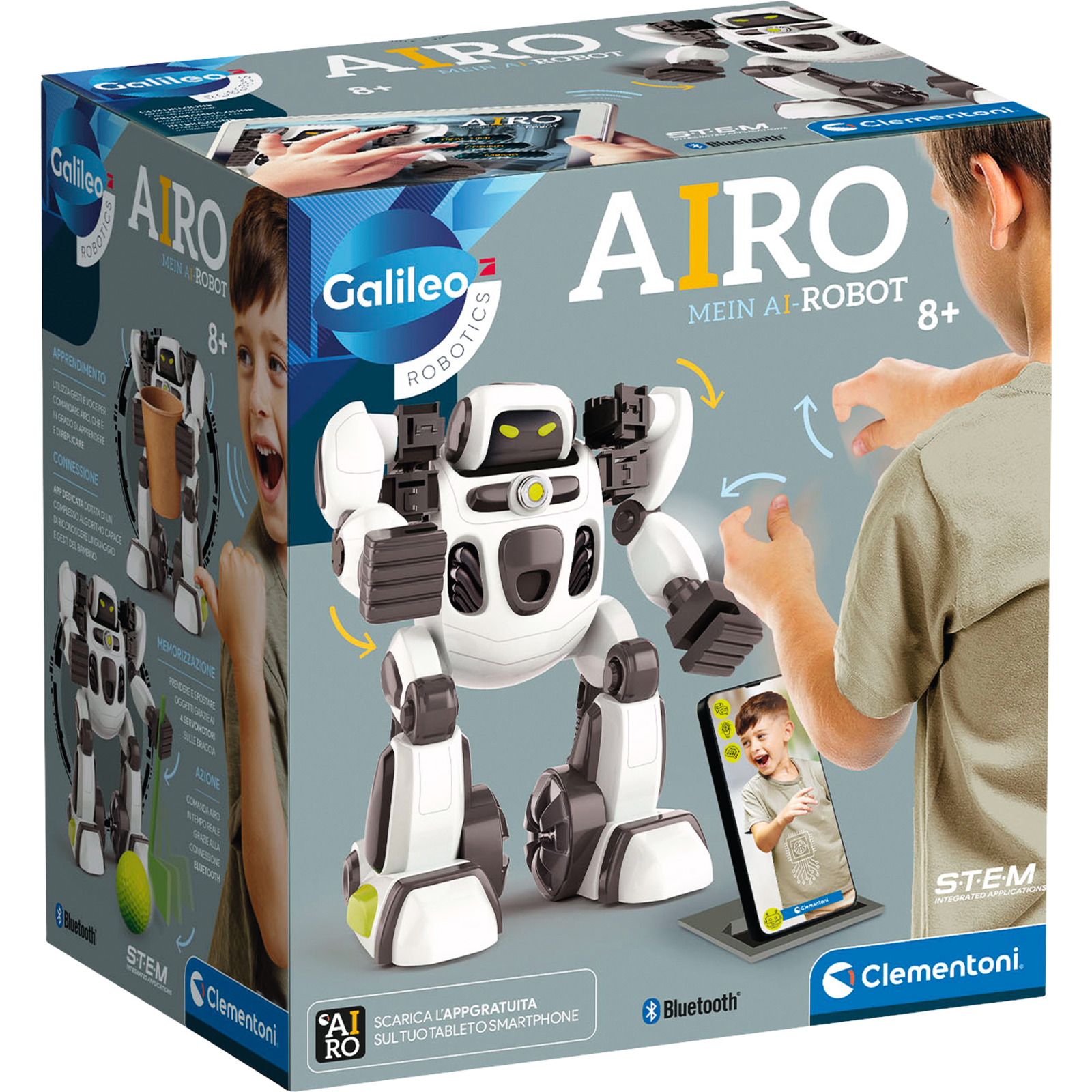 Clementoni Galileo AIRO Roboter, deutsch