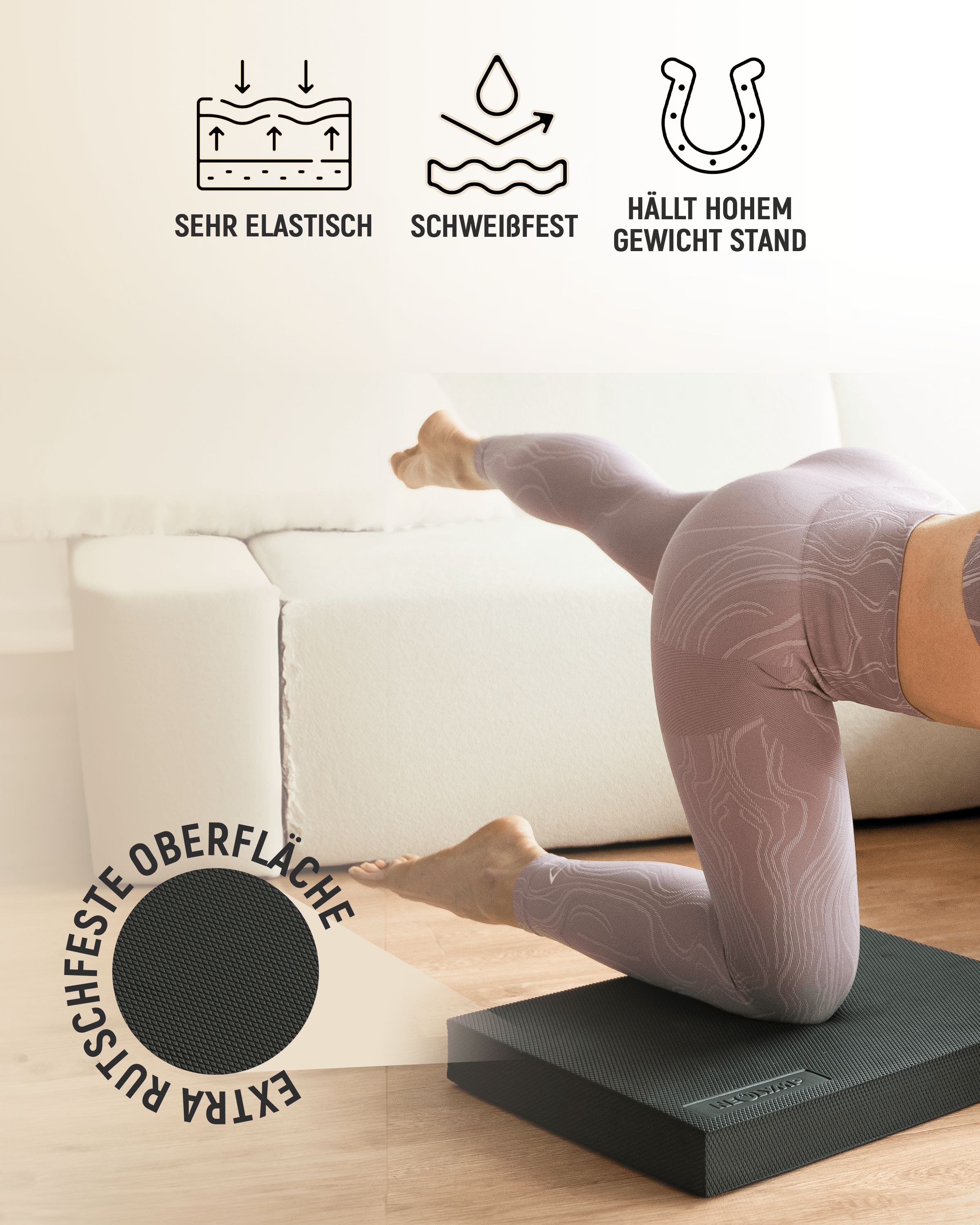 NEOLYMP Balance Pad Schwarz