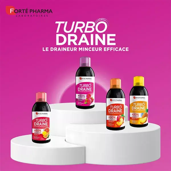 Forté Pharma TurboDraine Framboesa Emagrecimento Drenagem Eliminação 500ml