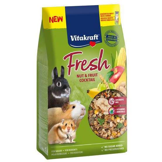 Aliment Fresh Nut and Fruit cocktail pour rongeur 300 gr
