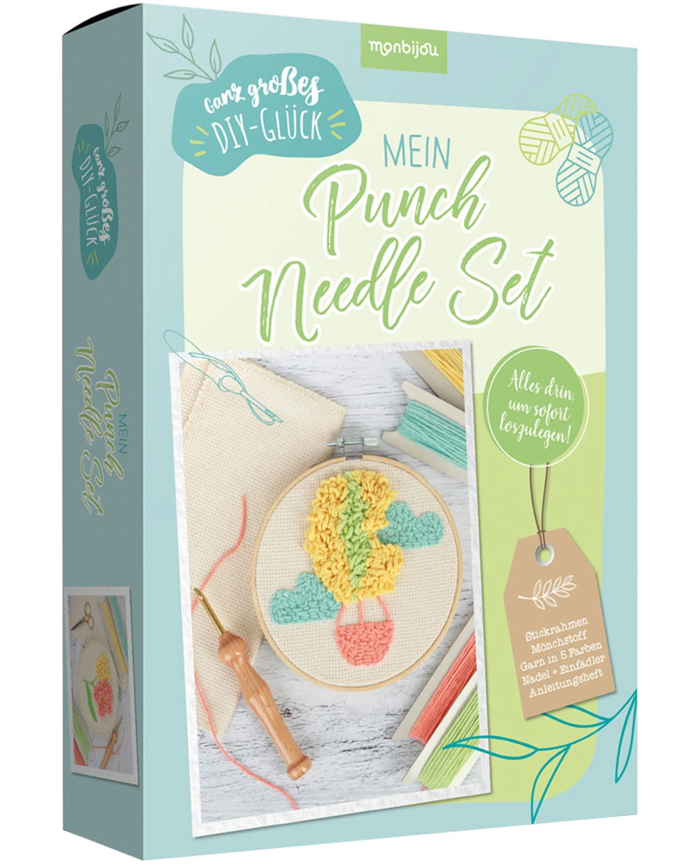 Stick-Set PUNCH NEEDLE in bunt