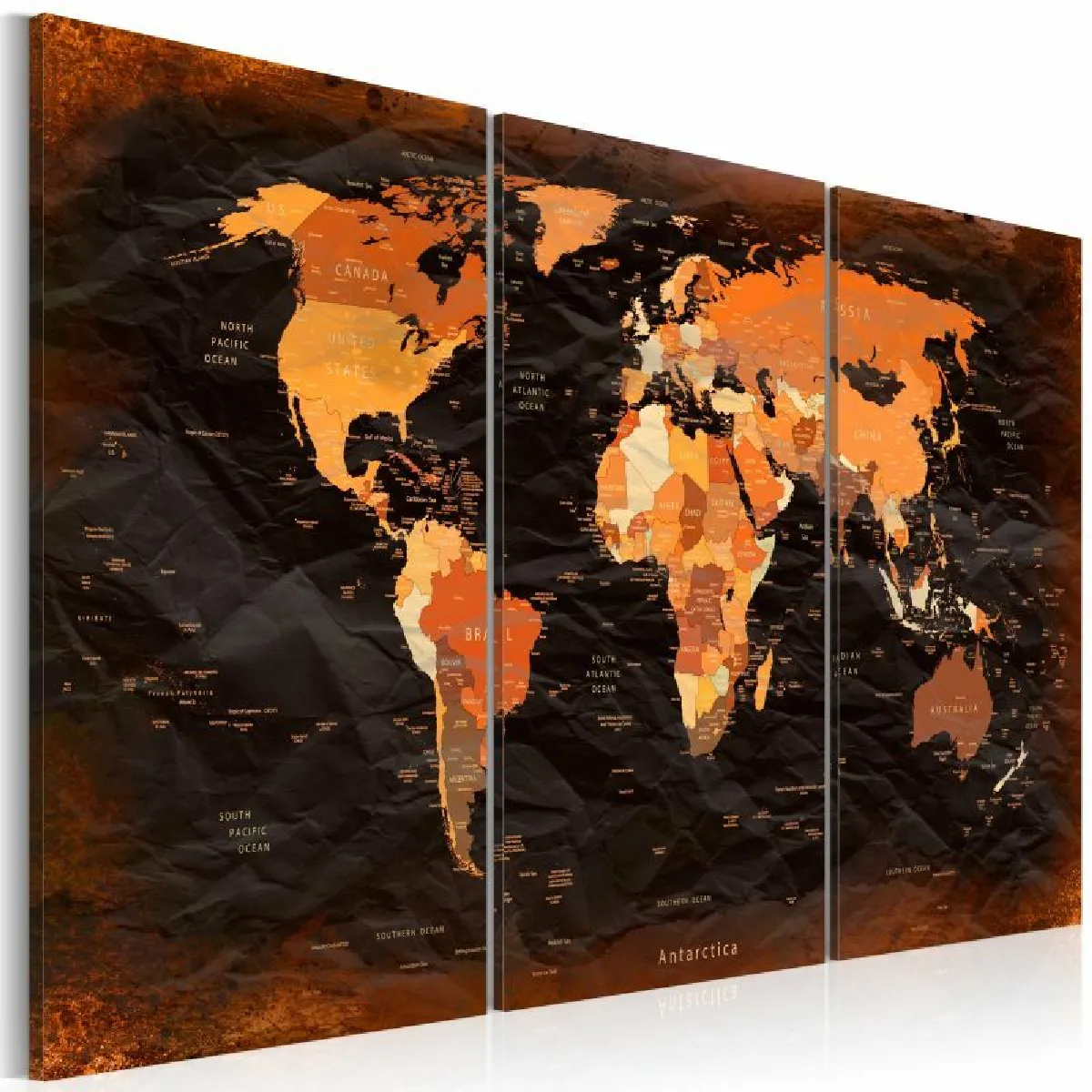 Paris Prix Tableau Remarkable Map - 60 x 90 cm
