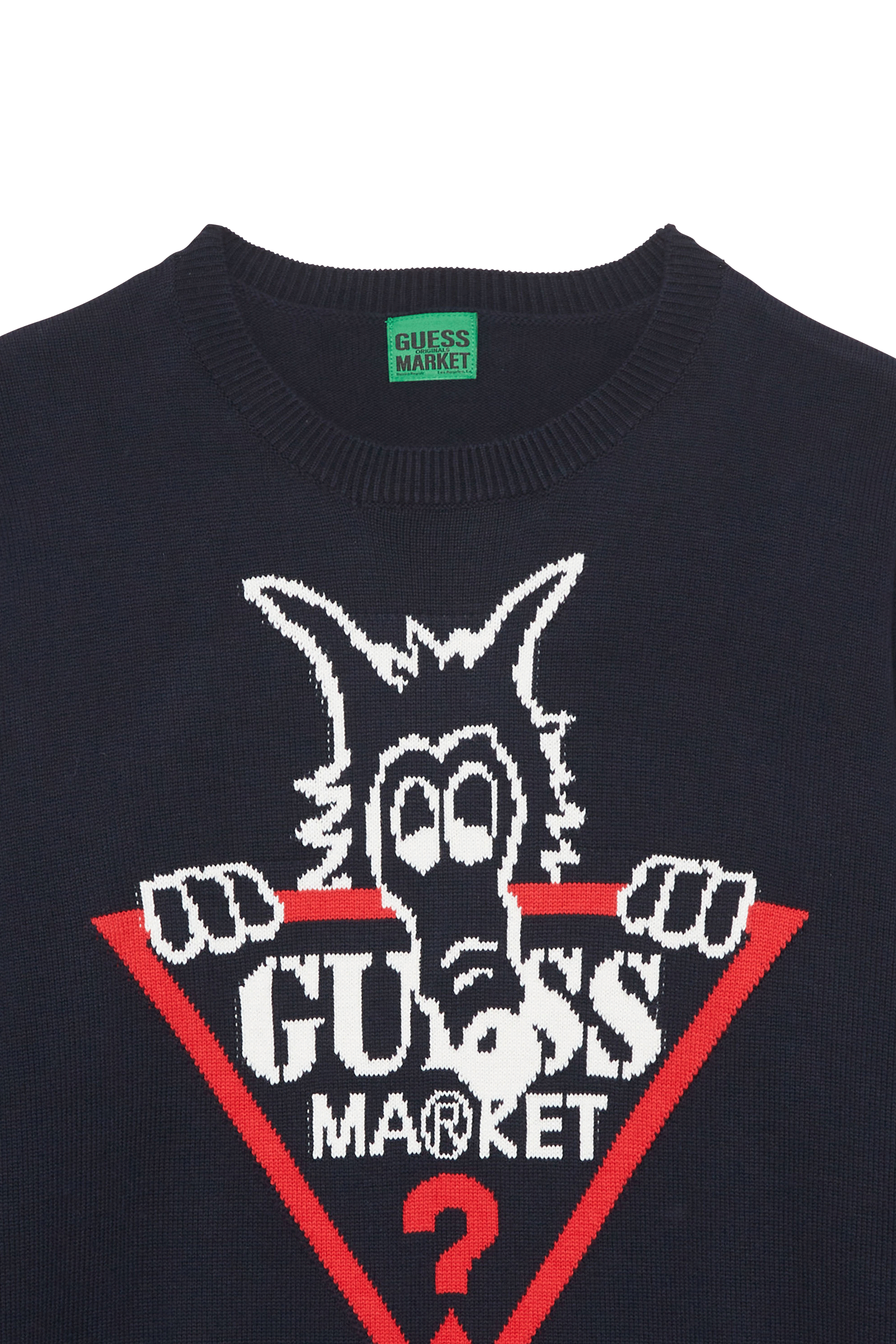 GUESS ORIGINALS Pull GO MARKET SWEATER Bleu