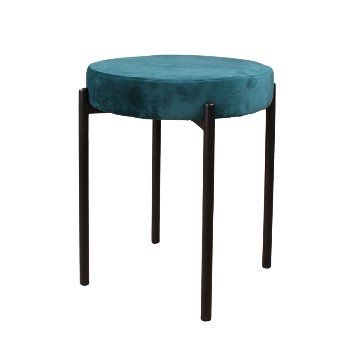 DS4U - Mika velvet kruk petrol