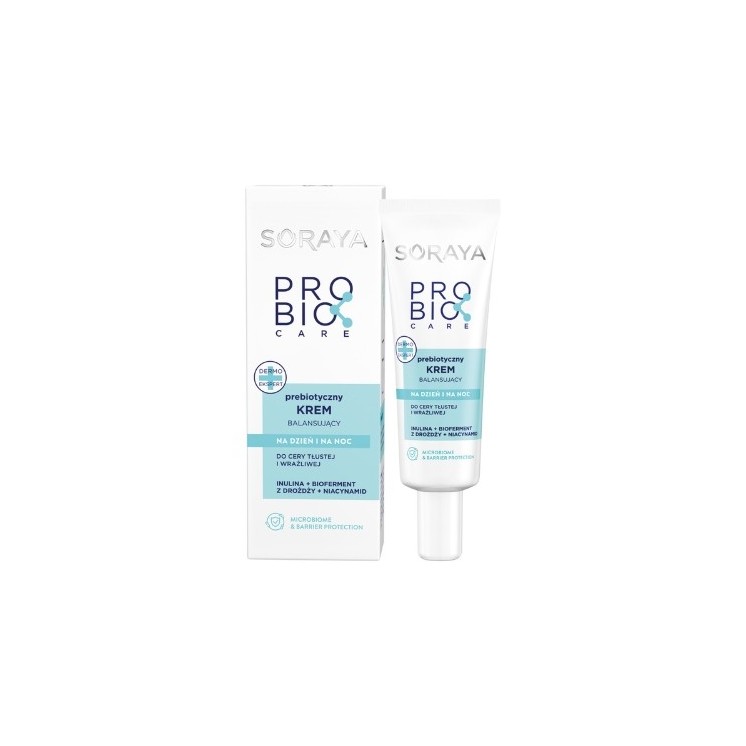 Soraya ProBio Care Prebiotic Ausgleichende Gesichtscreme für fettige und empfindliche Haut Tag und Nacht 50 ml