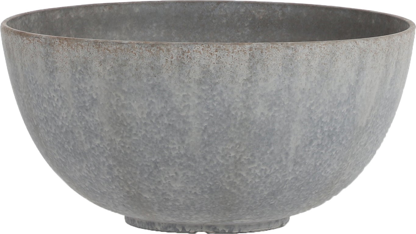 Mica Decorations plantenschaal Bravo grijs D 35 H 17 cm