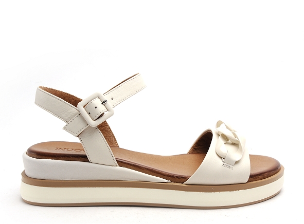Inuovo nu pieds plats femme 113064 blanc