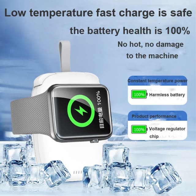 S3 Type-C/iP kablet 5000mAh bærbar mobiltelefon strømbank