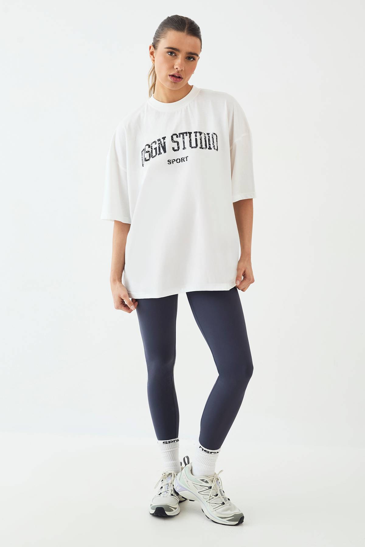 T-shirt Oversize Imprimé Collegiate Dsgn Studio