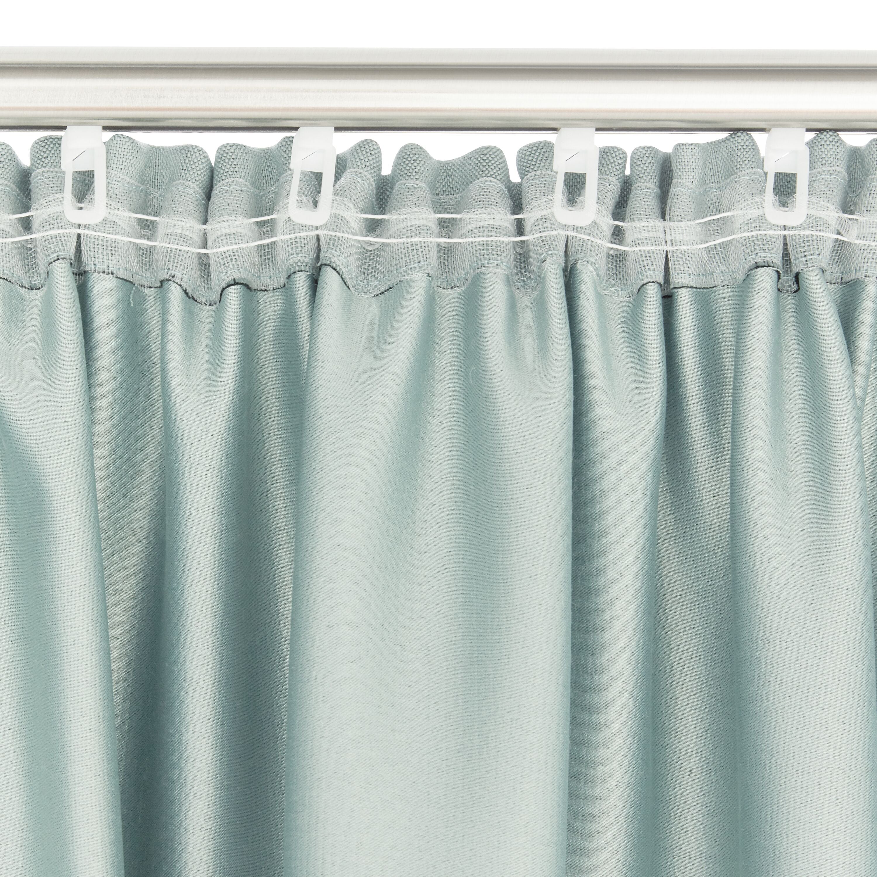 ELORA II Nachtvorhang blue surf - Mint / B: 150.0 cm x H: 270.0 cm