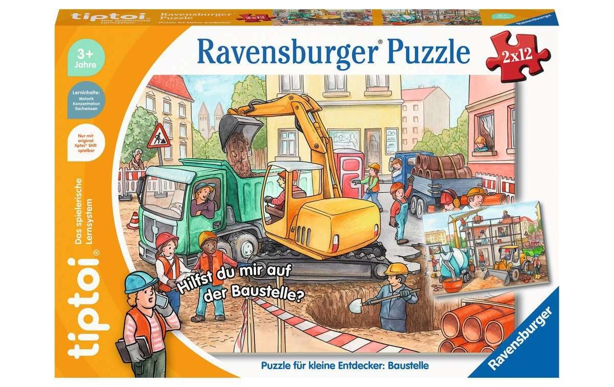 Puzzle »tiptoi Baustelle«