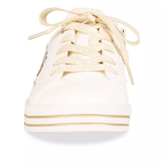 Baskets BLANC LOVELY SKULL