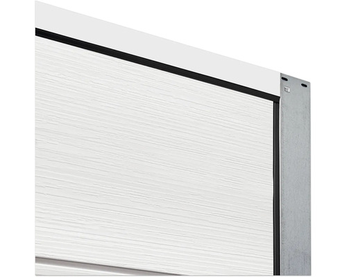 ARON Basic Garagedeur Sectionaaldeur 40 mm L-profiel Slategrain RAL 7016 Antracietgrijs 2500x2125 mm incl. Garagedeuropener, 2 x 2-kanaals handzender, binnendrukknop IT1-1b