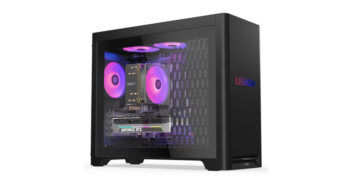 LenovoLegion T5 30AGB10 (90YJ005SMH) gaming pc  (Zwart | Ryzen 5 7600 | RTX 5060 | 16 GB | 1 TB SSD)
