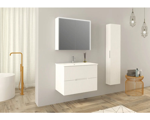 Jungborn QUATTRO/SEDICI hoge kast, BxHxD 35 x 160 x 20 cm, frontkleur wit mat, 55711