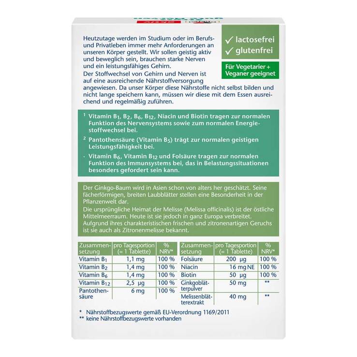 Doppelherz Stress gute Nerven Tabletten, 30 St