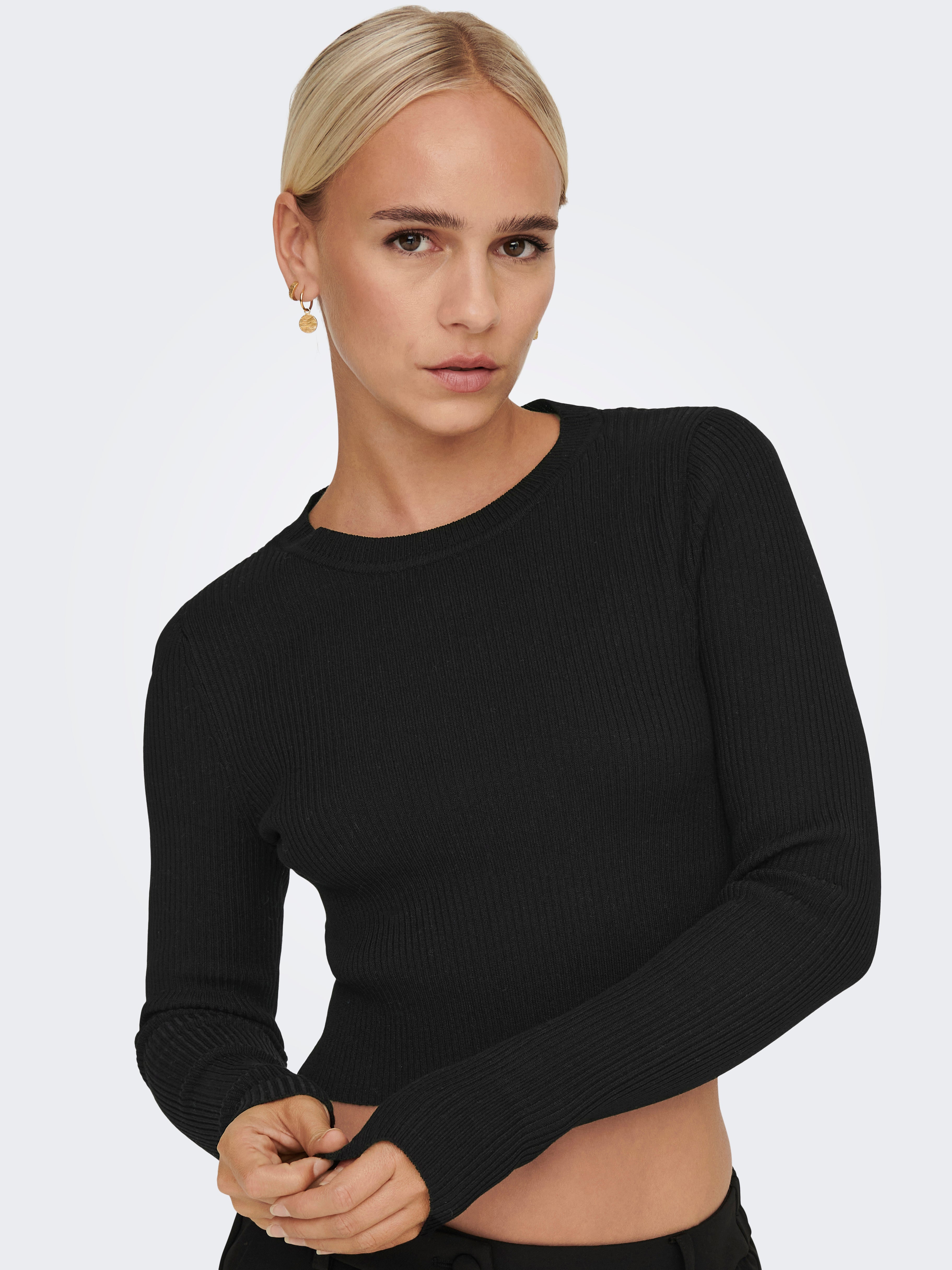 ONLMEDDI Strickpullover Black