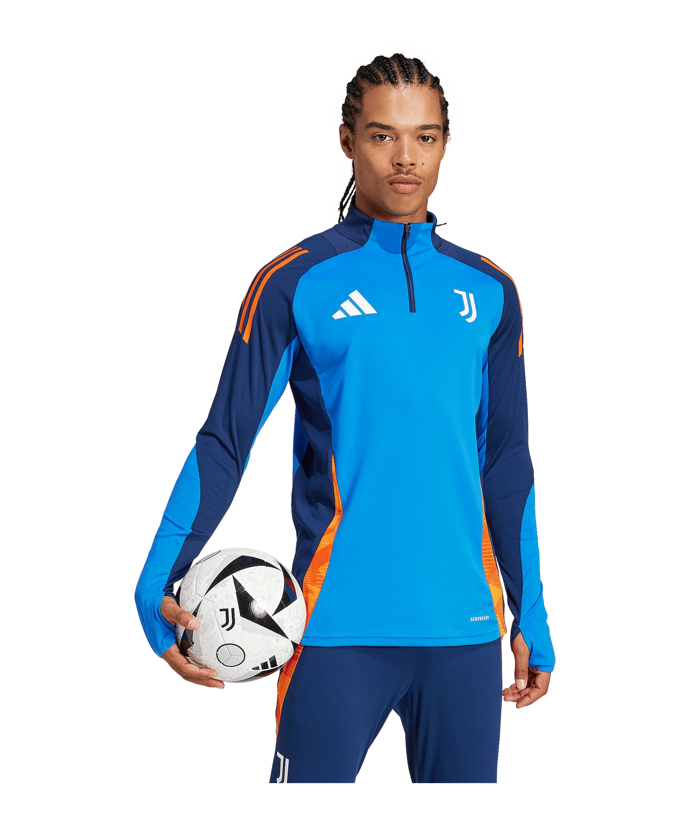 adidas Juventus Tiro 24 Competition HalfZip Blau