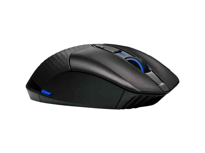 CORSAIR Gaming DARK CORE RGB PRO SE - Mus - optisk - 8 knapper - trådløs, kablet - USB, 2.4 GHz, Bluetooth 4.2 LE - sort