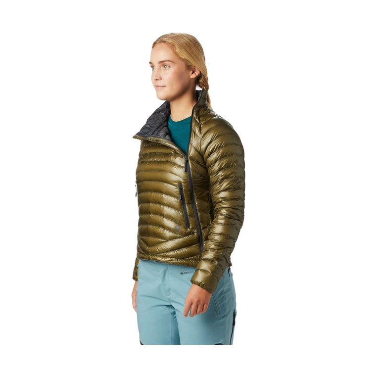 Mountain Hardwear Ghost Whisperer S Jacket Women Combat Green