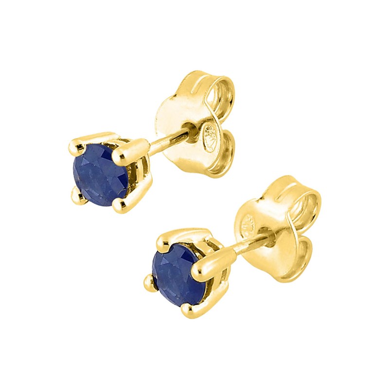 Boucles d'oreilles Femme - saphir - Or 18 Carats