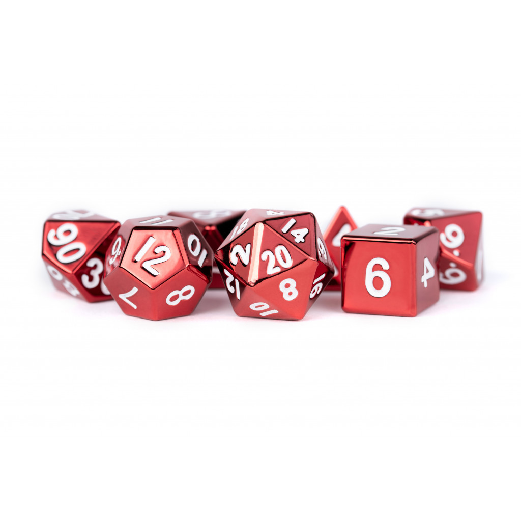 Set de 7 Dés JDR - Couleurs Métalliques