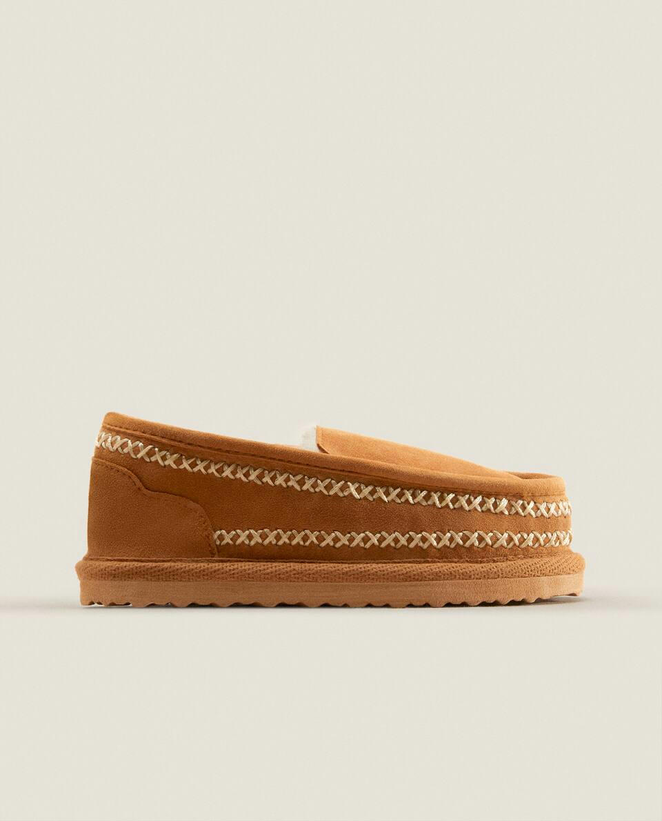 MOCASSINS DE COURO COM FORRO