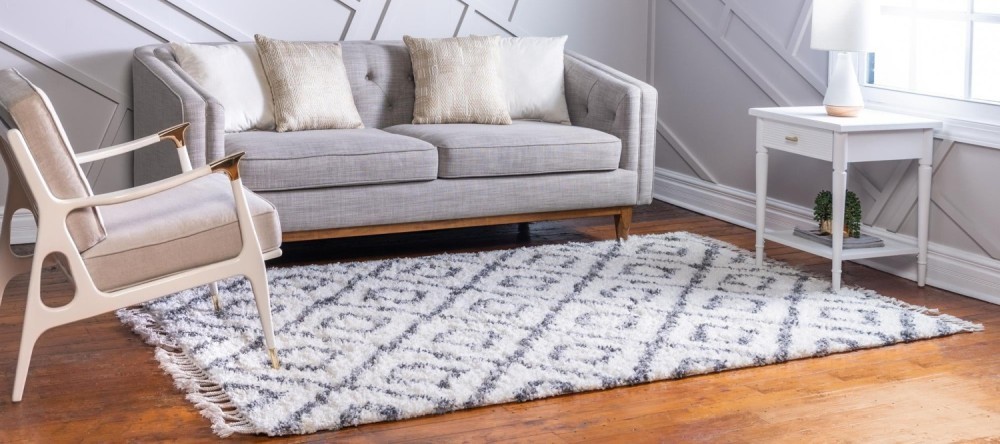 Teppich TOP SHAG 2 - elfenbein - 244x152 cm