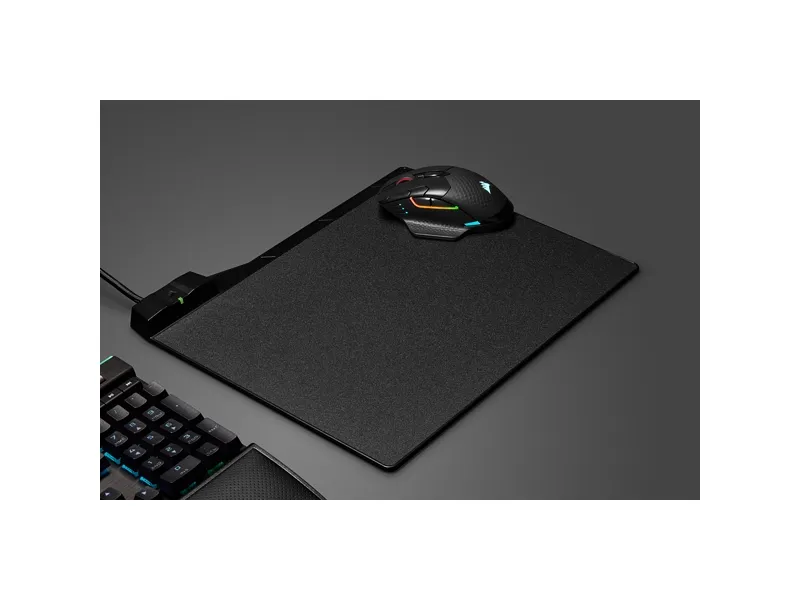 CORSAIR Gaming DARK CORE RGB PRO SE - Mus - optisk - 8 knapper - trådløs, kablet - USB, 2.4 GHz, Bluetooth 4.2 LE - sort