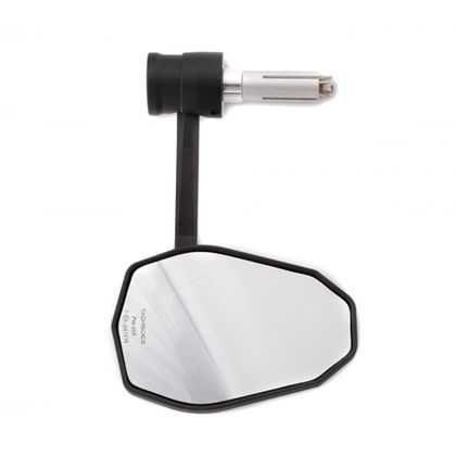 Rétroviseur Highsider VICTORY-X RIM avec clignotant/feu de position LED (l'unité) Universel - Noir