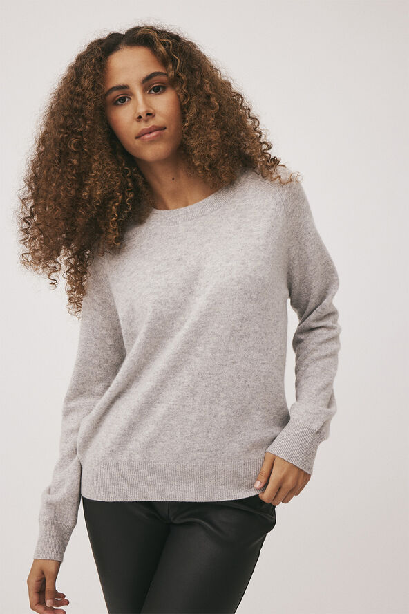 Magasin du Nord Collection Mabel 2 - 100% Cashmere Light grey melange