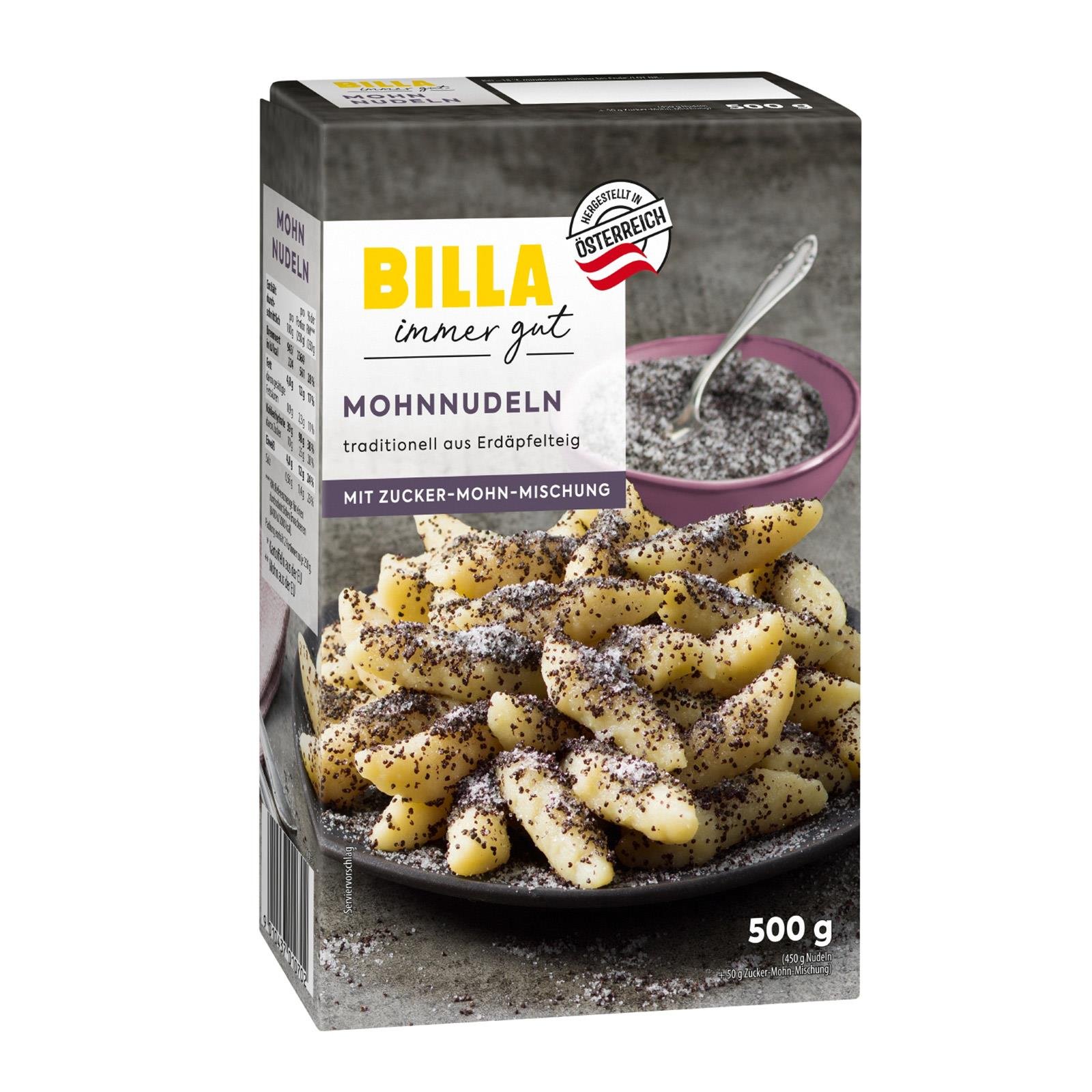 BILLA Mohnnudeln