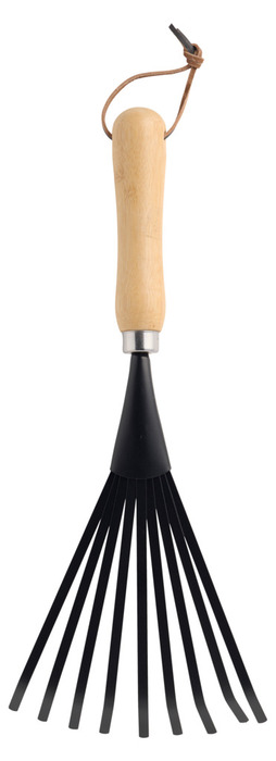 Løvrive m/9 tænder bambus 35 cm - Garden