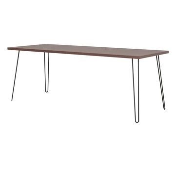 Duraline tafelpoot Hairpin zwart 72 cm