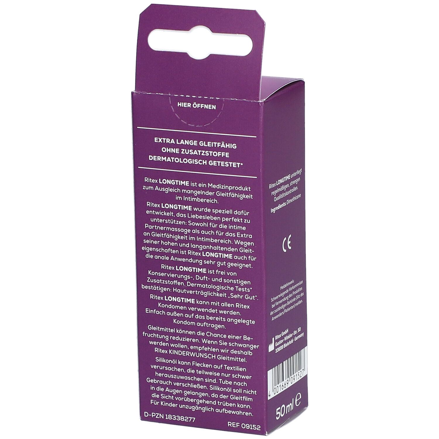 Ritex LONGTIME extra lange gleitfähigkeit