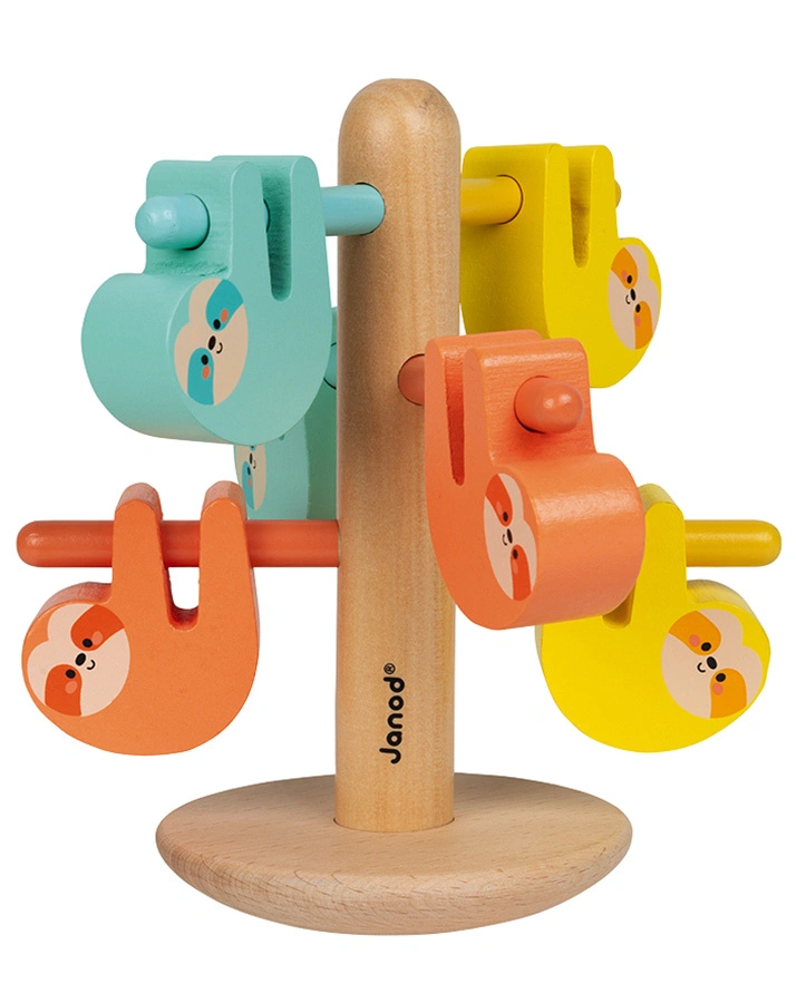 Janod-WWF® Sortierspiel FAULTIER 7-teilig aus Holz