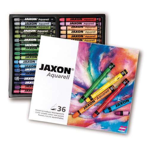JAXON® Aquarell wasservermalbare Wachspastelle