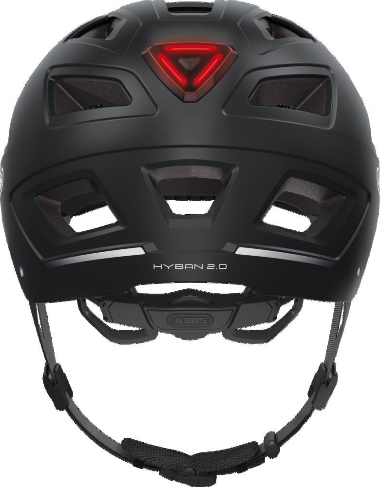 ABUS Hyban 2.0 cykelhjelm LED sort