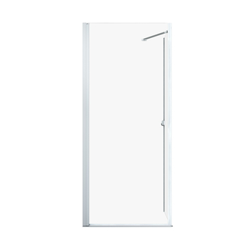 Sealskin draaideur en douchewand Hooked 100x100x200cm hoogglans aluminium
