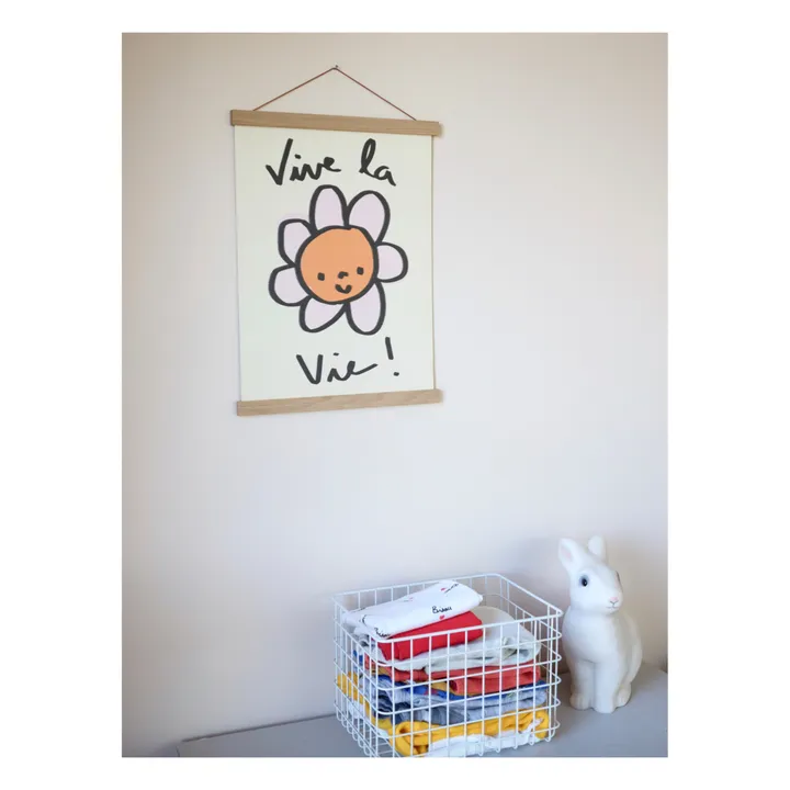 Mathilde Cabanas Porte-affiche magnétique en bois 31cm | Bois clair