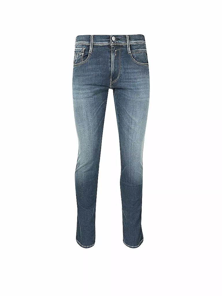 REPLAY Jeans Slim Fit Ambass Hyperflex Reused blau
