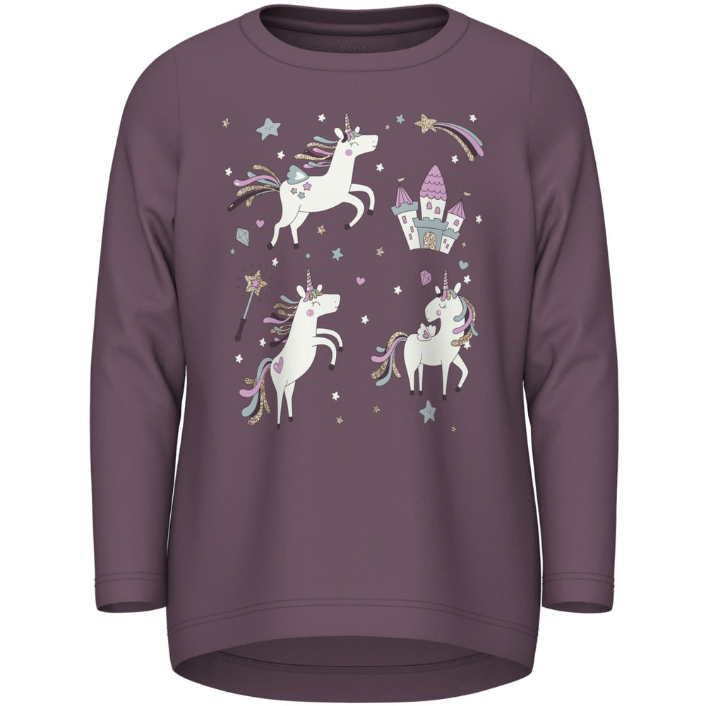 Køb Name It Arctic Dusk Unicorn Vix Bluse