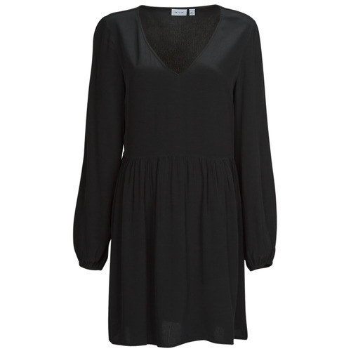 Vila - VIFINI L/S SHORT DRESS - Noir