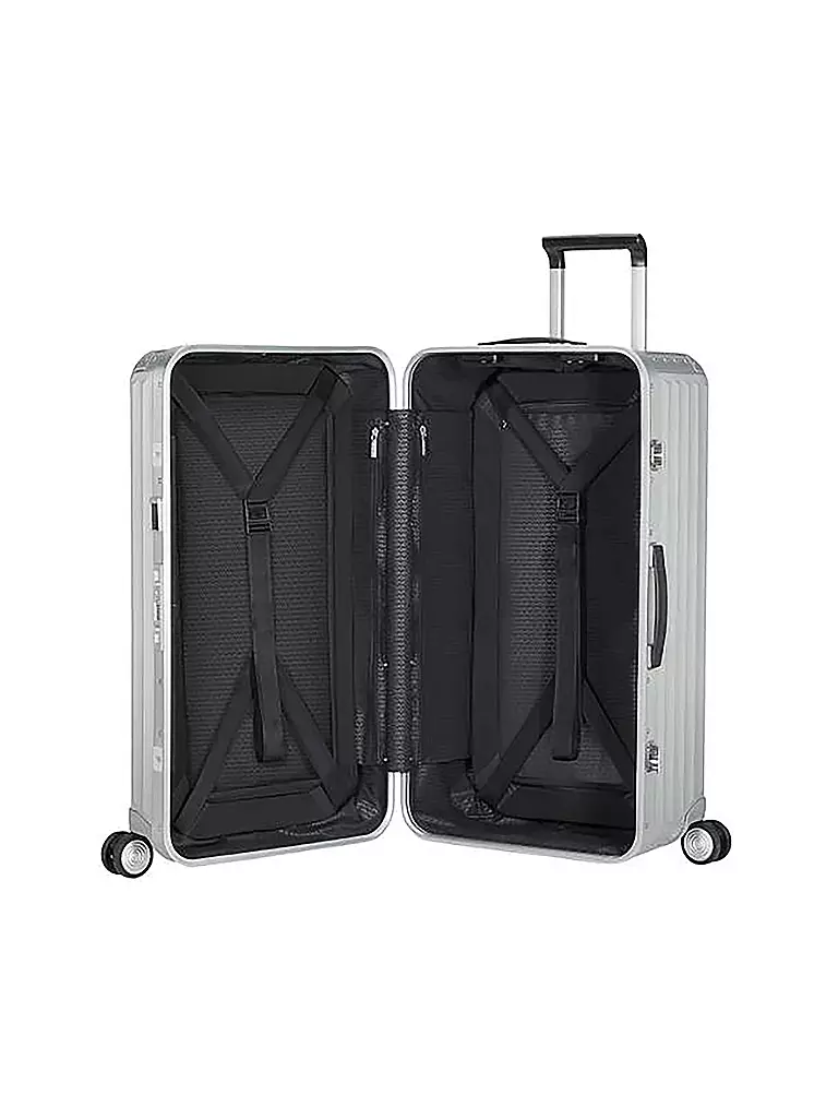 SAMSONITE Trolley Lite Box Alu Trunk 74cm aluminium  silber
