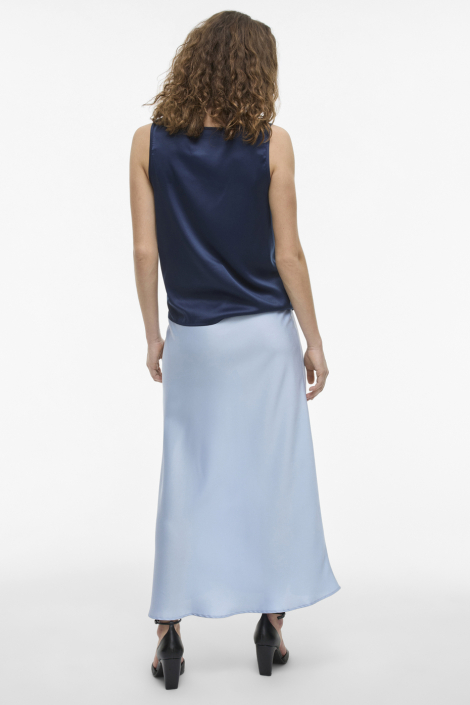 Vila blauwe dames rok