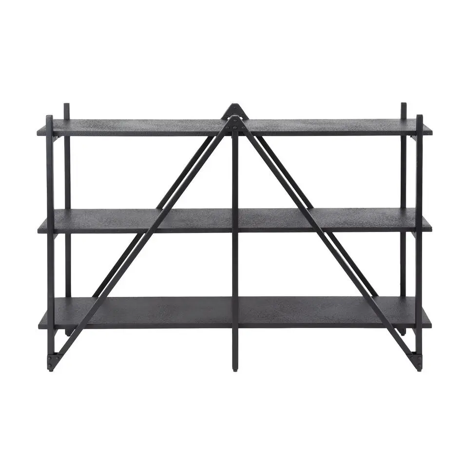 Wandrek - Metaal - 130x85cm - Zwart - Piega